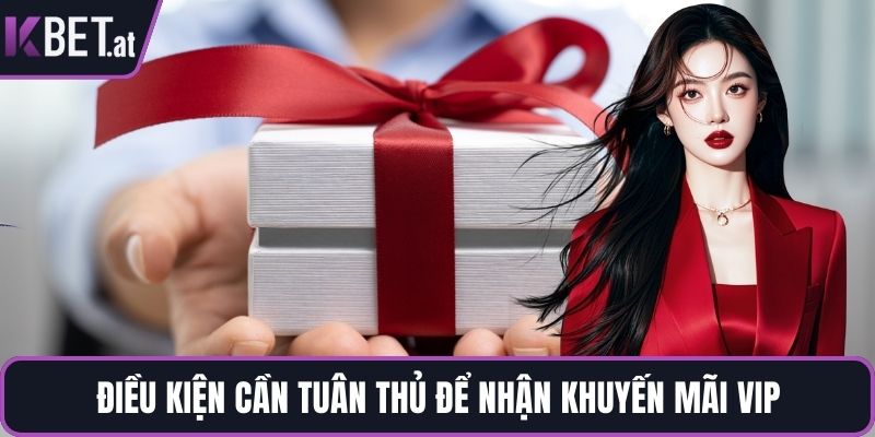 Điều kiện cần tuân thủ để nhận khuyến mãi VIP