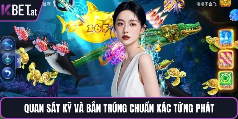 Quan sát kỹ và bắn trúng chuẩn xác từng phát